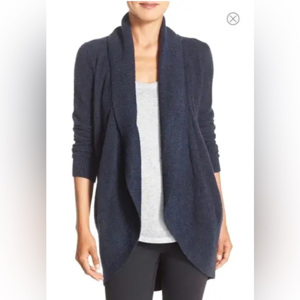 Barefoot Dreams womens cozychic lite circle cardigan size medium